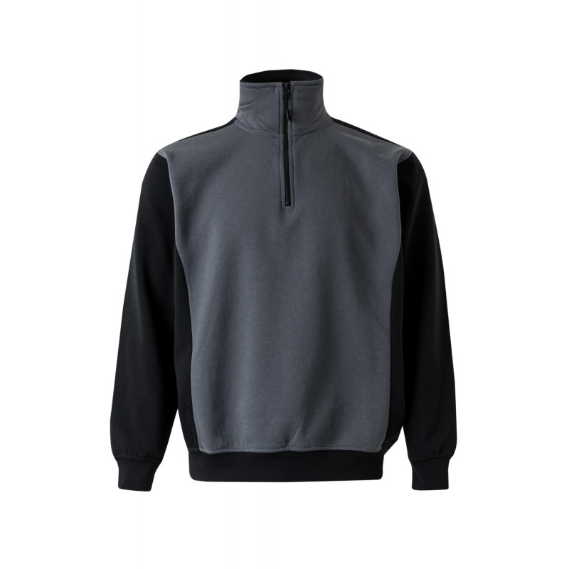 SUDADERA BICOLOR CREMALLERA SERIE 105703