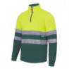 SUDADERA BICOLOR CREMALLERA AV SERIE 305701